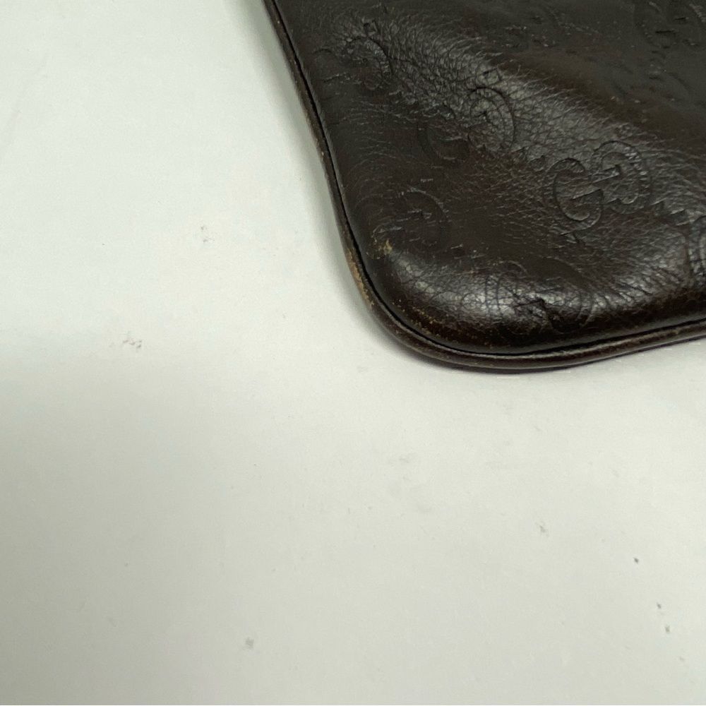 Gucci Dark Brown Guccissima Leather Crossbody Bag - Picture 3 of 11